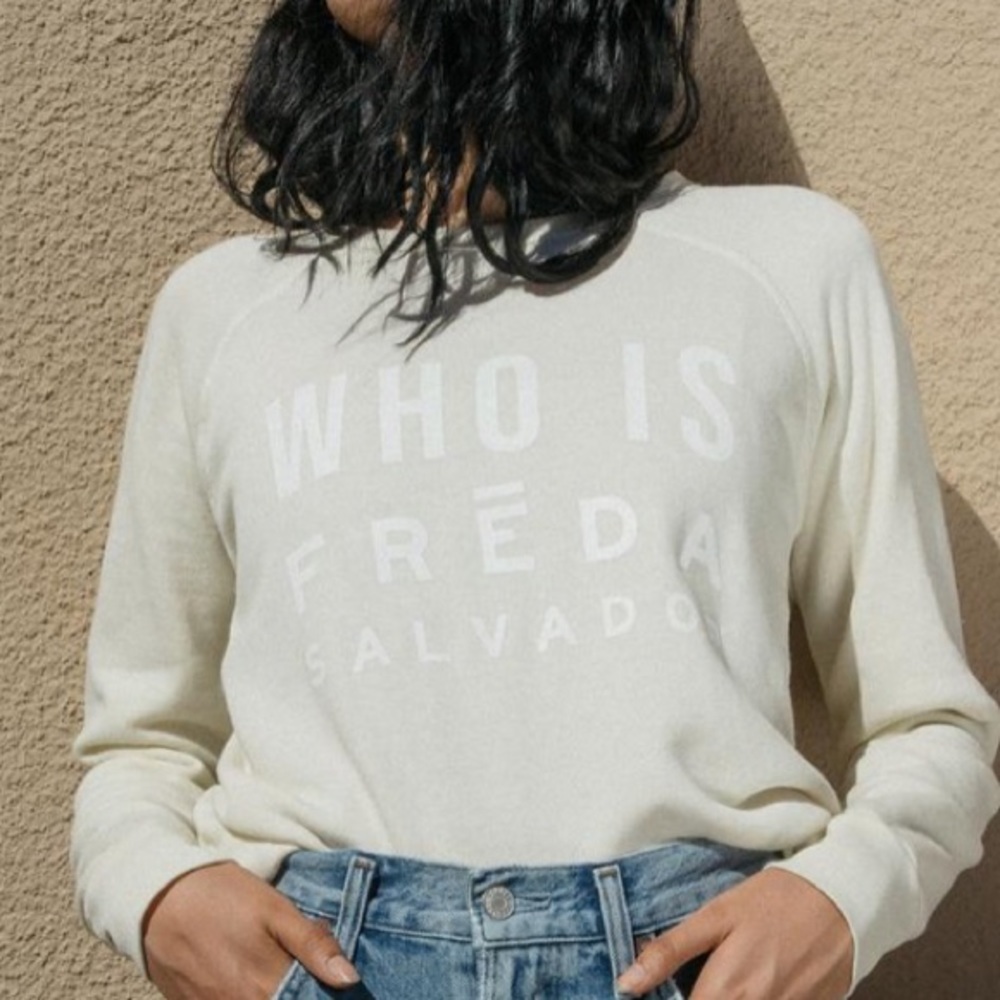WHO IS FREDA SALVADOR SWEATSHIRT NWOT